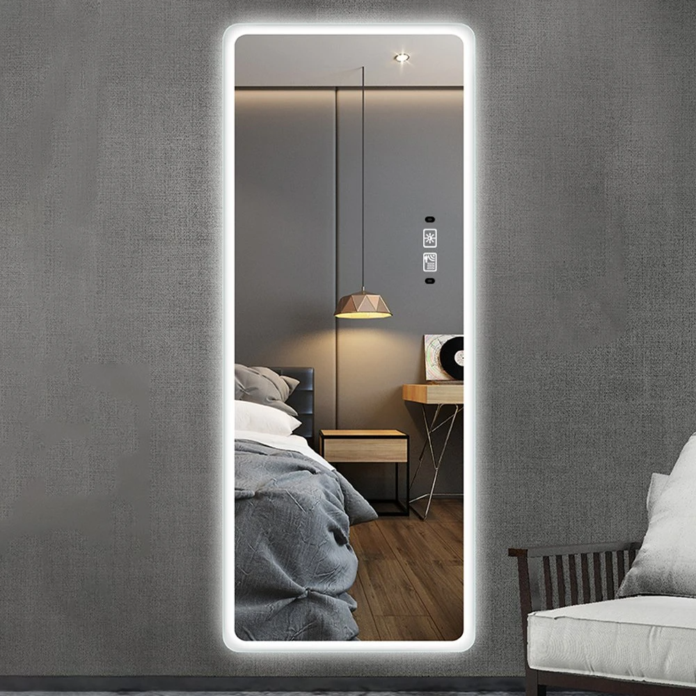 大きい壁 LED の楽屋ミラー スマートな LED によって照らされる全身ミラー