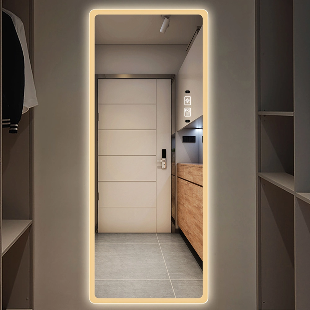 大きい壁 LED の楽屋ミラー スマートな LED によって照らされる全身ミラー
