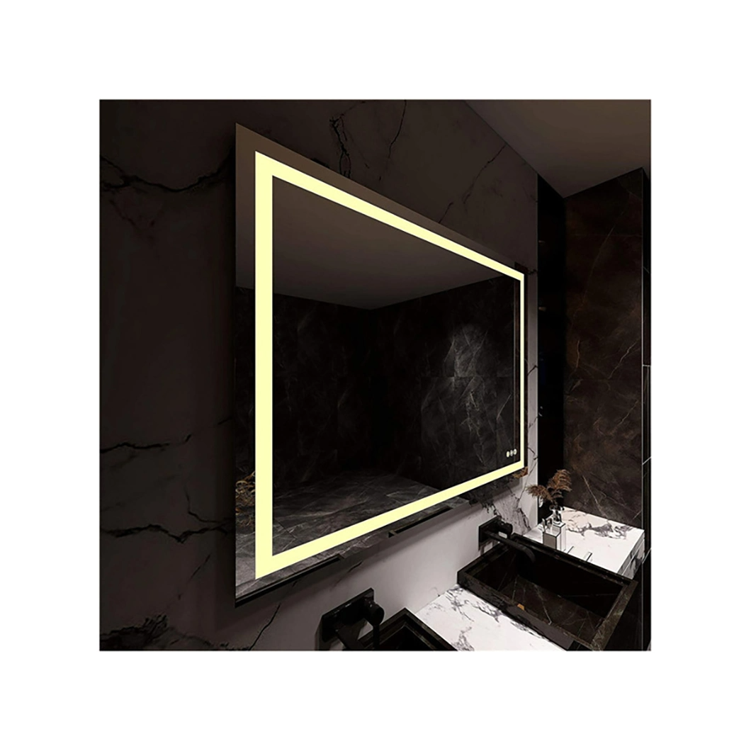 Factory Wholeasle Supplier Dimming Home Decor Beauty Salon Furniture Anti-Fog Large Wall Mounted LED Smart Making Mirror with 3 or 5 times 拡大